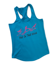 Load image into Gallery viewer, 3DG Clothing - 3DG™ Racerback Tank Pink/Black/Turquoise 2