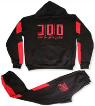 Load image into Gallery viewer, 3DG Clothing - 3DG™ Black & Red Tracksuit
