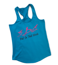 Load image into Gallery viewer, 3DG Clothing - 3DG™ Racerback Tank Pink/Black/Turquoise 2
