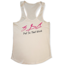 Load image into Gallery viewer, 3DG Clothing - 3DG™ Racerback Tank Pink/White/Black 2
