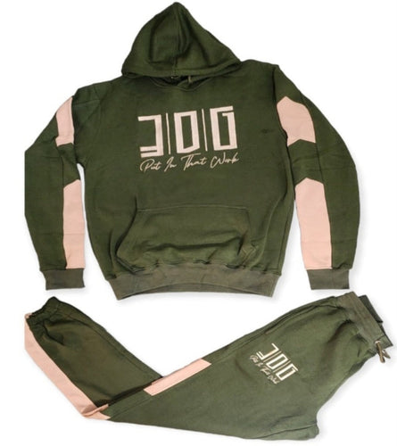 3DG Clothing - 3DG™ Green & Tan Tracksuit