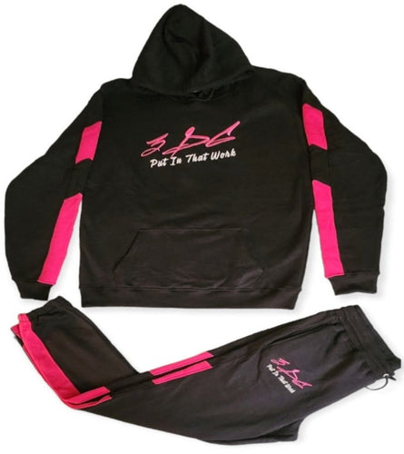 3DG Clothing - 3DG™ Pink & Black Tracksuit