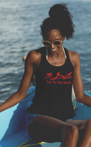 3DG Clothing - 3DG™ Racerback Tank Red/Black