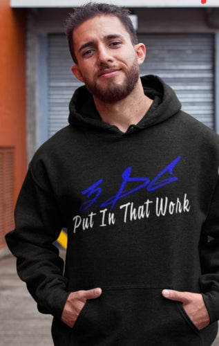 3DG Clothing - 3DG™ Blue/White/Black Hoodie