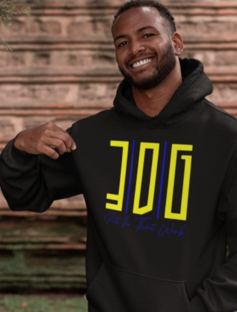 3DG Clothing - 3DG™ Blue/Yellow/Black Hoodie