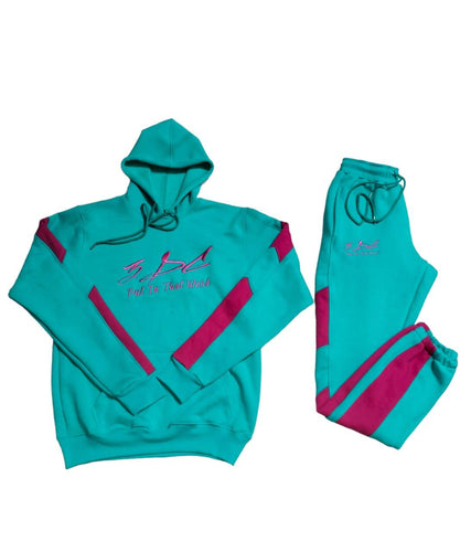 3DG Clothing - 3DG™ Turquoise & Pink Tracksuit